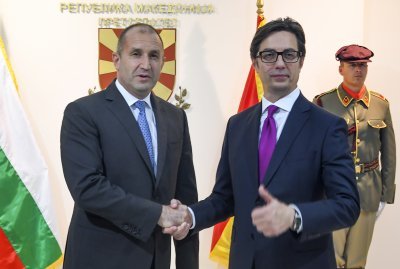 Общо посещение в Рим на президентите на България и Северна Македония